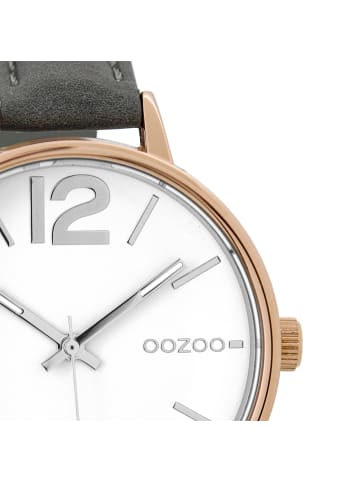Oozoo Analog-Armbanduhr Oozoo Timepieces weiß mittel (ca. 38mm)