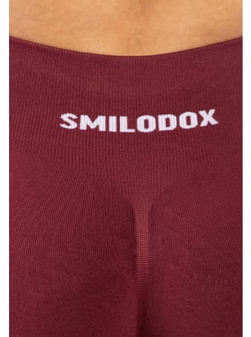 SMILODOX Shorts Nomeli Scrunch in Bordeaux