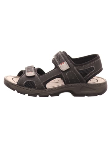 rieker Herrensandalette Trecking FSK Herren Sandalen in  Schwarz