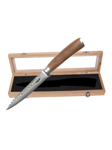 Stoneline Universalmesser 24 cm | Damast - Hammerschlag in Holzoptik
