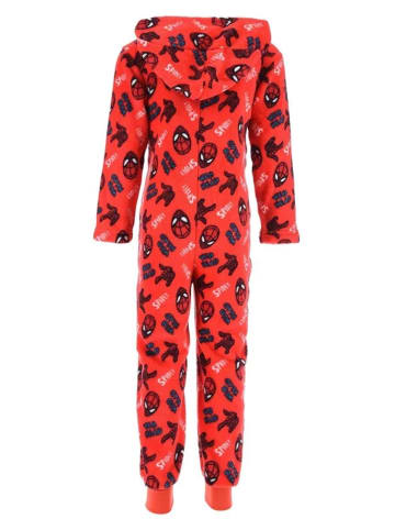 Spiderman Schlafanzug Pyjama Overall in Rot