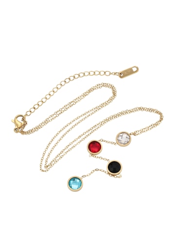 faina Necklace in Gold Multicolor