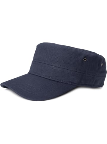 styleBREAKER Military Cap in Navy