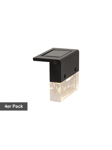 STAR Trading Solar Zaunbeleuchtung ,Bubbly Fence, LED, Dämmerungssensor, 4er-Set,