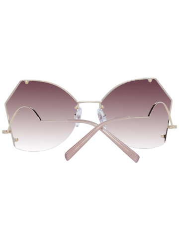 Ana Hickmann Frauen Sonnenbrille Schmetterling Gold