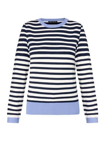 Betty Barclay Feinstrickpullover mit Rundhalsausschnitt in Patch Dark Blue/Blue