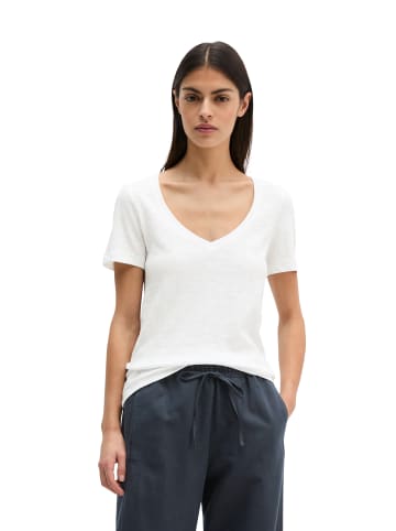 Marc O'Polo DfC V-Neck-T-Shirt regular in Weiß