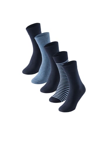 Schiesser Socken Bluebird in Dunkelblau / Grau