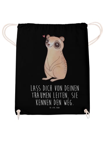 Mr. & Mrs. Panda Gymtasche Plumplori Glücklich mit Spruch in Schwarz