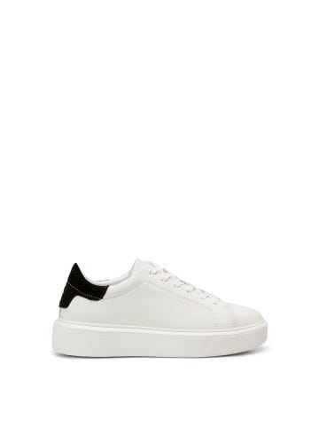 Marc O'Polo Sneaker in white cotton/black