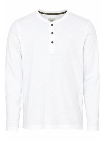 Camel Active Langarmshirt Henley in Weiß