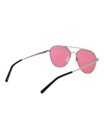 Serengeti Unisex Sonnenbrille Flieger Silber