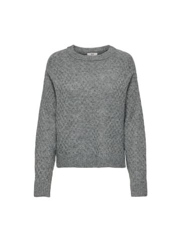 JDY Pullover in Medium Grey Melange