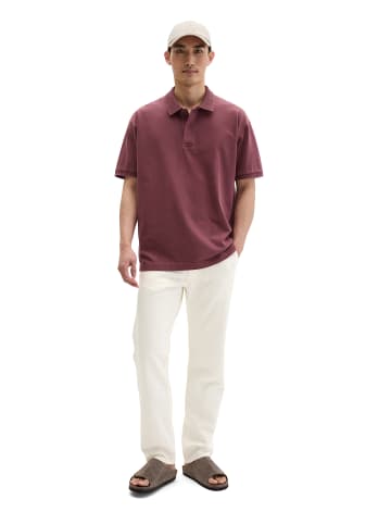Marc O'Polo Poloshirt loose in Acai Red