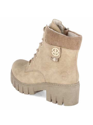 rieker Schnürstiefeletten in beige