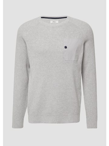 s.Oliver Strickpullover in 94W0_grau meliert