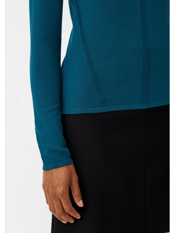 comma Strickpullover langarm in Petrol