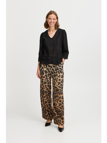 b. young Casual Hose BYHINVA Loose fit in Black Mix