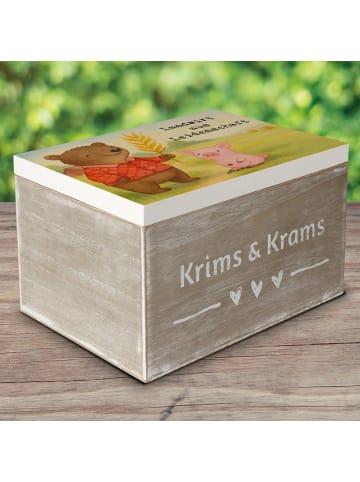 Mr. & Mrs. Panda Schatztruhe Landwirt Leidenschaft Design mit Sp... in Weiß