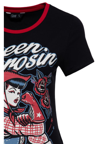 Queen Kerosin Queen Kerosin T-Shirt We Can Do It in schwarz