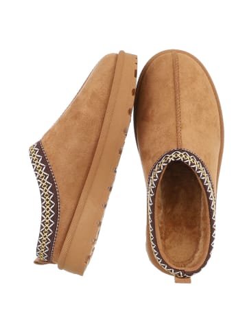 Ital-Design Stiefelette in Camel