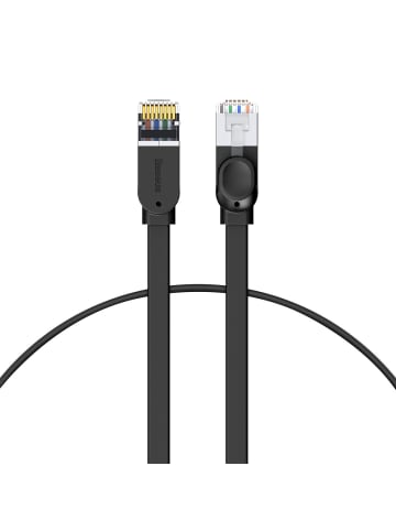 Baseus High Speed ??flaches Ethernet/Netzwerkkabel – schwarz bis in Schwarz