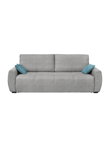 CALICOSY Schlafsofa Alba in Grau - (W) 246 x (H) 76 x (L) 112 cm