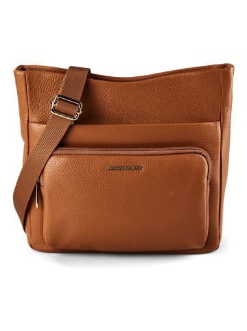 Mandarina Duck Mellow Leather Umhängetasche Leder 30 cm in pecan nut