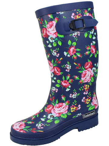 Bockstiegel Regenstiefel Julia in dunkelblau/multi in dunkelblau/multi