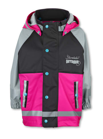 Sterntaler Funktions-Regenjacke ungefüttert uni in pink