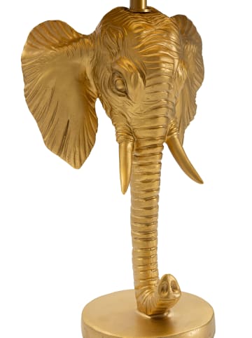 Mauro Ferretti Tischleuchte aus goldenem Kunstharz, Ø 32 x 59 cm