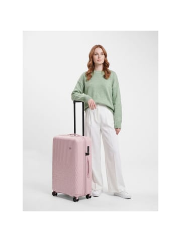Pack Easy Flow 4 Rollen Trolley L 75 cm mit Dehnfalte pink