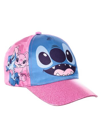 Stitch Angel Kinder Kappe Mädchen Glitzer Schirm in Mehrfarbig