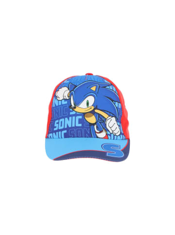 Sonic Sonic the Hedgehog Stylische Kappe Baseballcap für Kinder Dunkelblau in Rot
