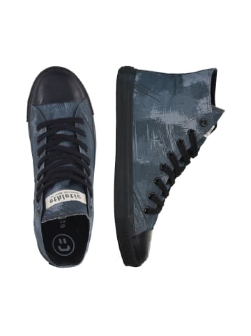 ethletic Canvas Sneaker Black Cap Hi Cut in dove camo indigo jet black