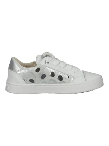 Geox Sneaker in Weiß/Silber