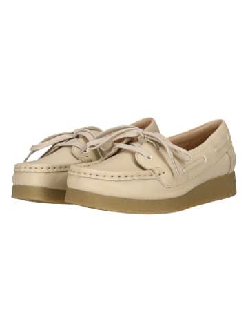 Clarks Schnürschuhe Wallabee EVO Sea in 1227 Cream Leather