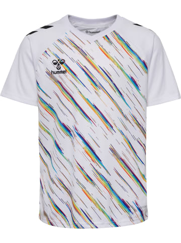 Hummel T-Shirt Raglanärmel Hmlmatch Kinder in WHITE/MULTICOLOR