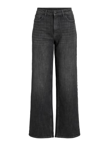 Vila Straight Fit Jeans in Black Denim