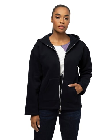 Gina Laura Sweatjacke in schwarz