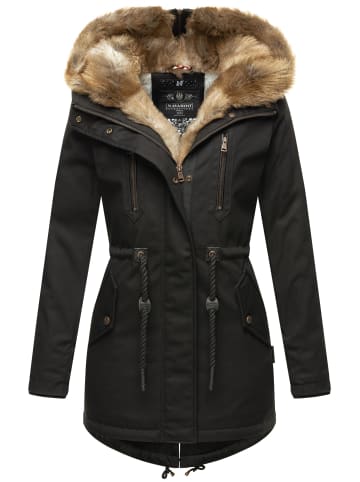 Navahoo Winterjacke Navahoo Diamond Damen Winterjacke in Schwarz