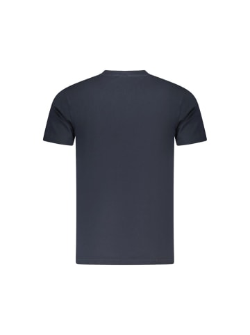 cavalli CLASS Blaues Baumwoll-T-Shirt