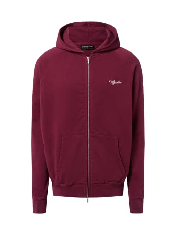 PEGADOR Sweatjacke in bordeaux - 0001