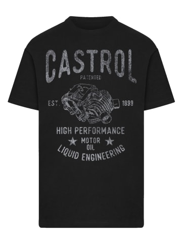 F4NT4STIC T-Shirt Castrol Retro Engine in schwarz