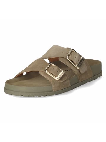 Tamaris Pantolette in grün