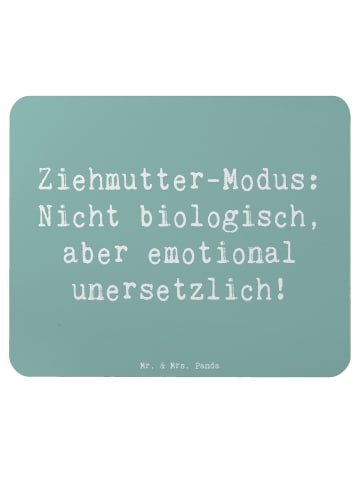 Mr. & Mrs. Panda Mauspad Spruch Ziehmutter Modus mit Spruch in Meeresbrise