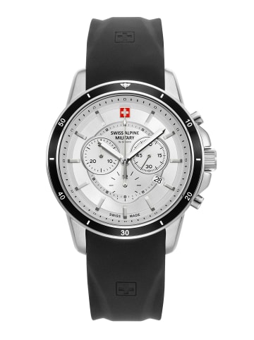 Swiss Alpine Military by Grovana Analoguhr für Herren in silber