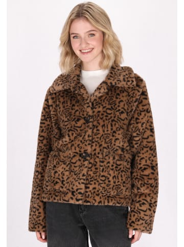 myMo Damen Jacket in Braun Schwarz