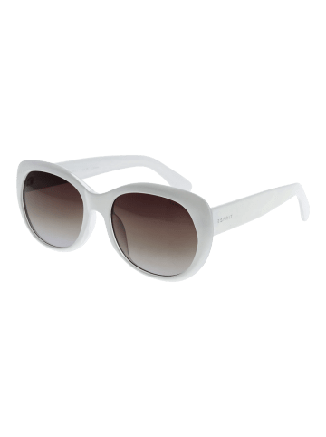 ESPRIT Frauen Sonnenbrillen Oval Weiß