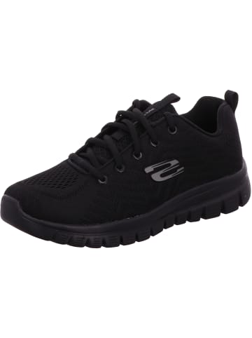 Skechers Schnürhalbschuh in schwarz